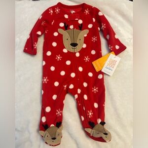 NWT Just One You, by Carter’s, reindeer onesie. Sz. 3m.